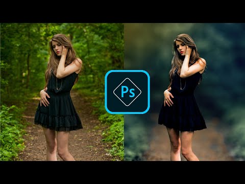 FOTOSHOPDA RASMLARGA RANG BERISH // PHOTOSHOP COLOR GRADING // FOTOSHOP DARSLARI // A TECH UZ