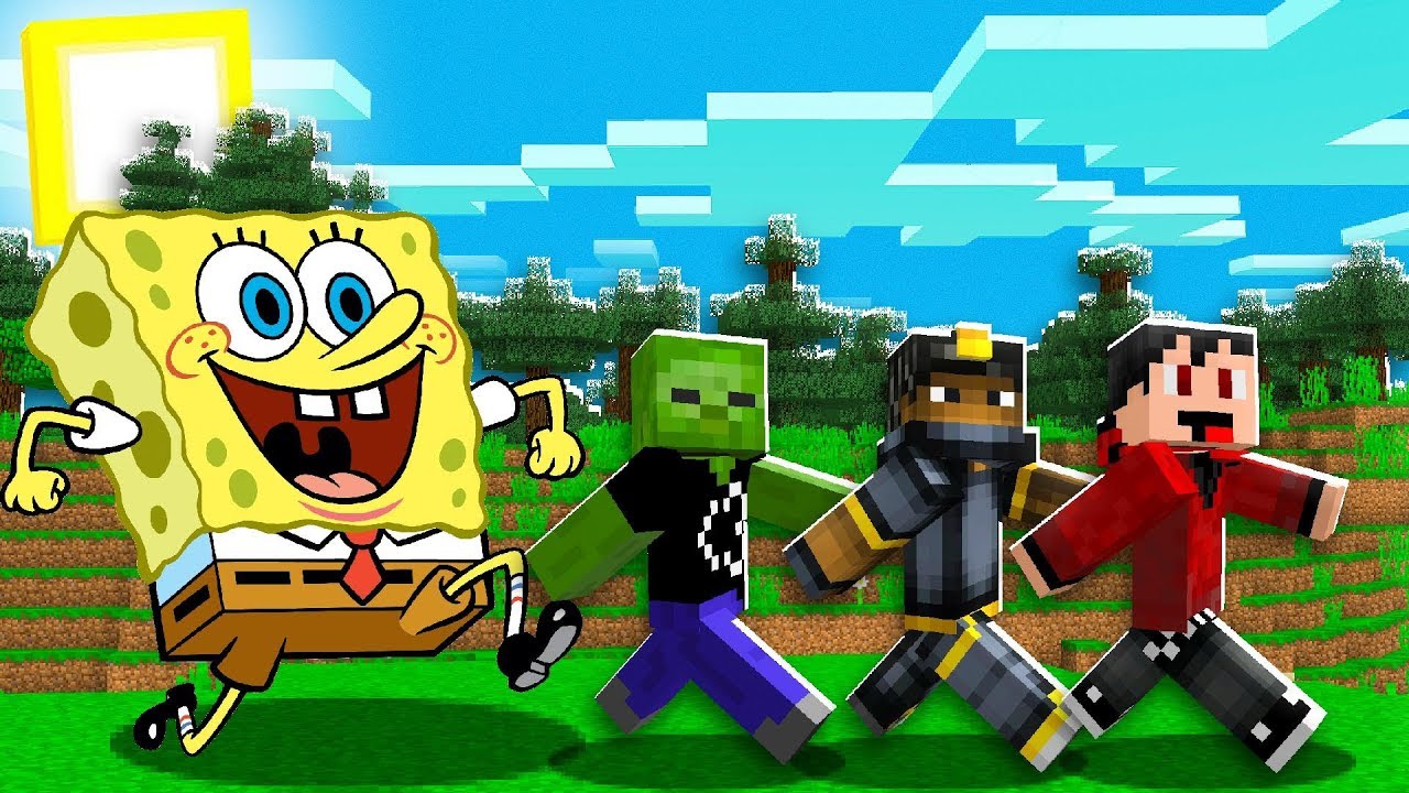 Мы нашли ГУБКУ БОБА в Minecraft Pocket Edition!