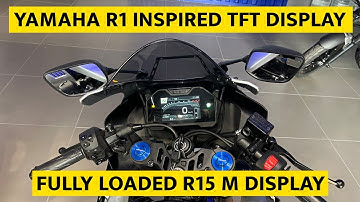 Yamaha R1 Inspired TFT Display for R15 M | More Info in Display | Full Review in Tamil | Vijai Vlogs