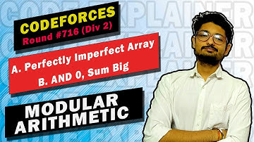 Perfectly Imperfect Array | AND 0, Sum Big | Codeforces Round #716 | CODE FORCES