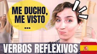 REFLEXIVE VERBS in SPANISH - My morning routine, what do you do in the morning? 😊 (Spanish lesson)