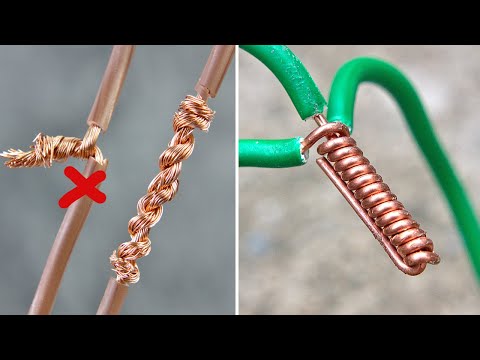How to Twist Electric Wire Together & Useful Tricks | Thaitrick
