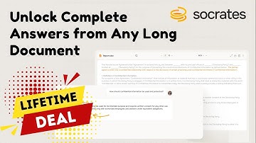 Socrates Lifetime Deal - The Best AI Document Analysis Software in 2025