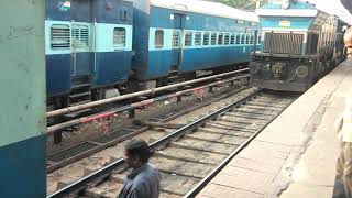 Putting Wdp4B Engine To Basava Express At K.s.r. Bengaluru City