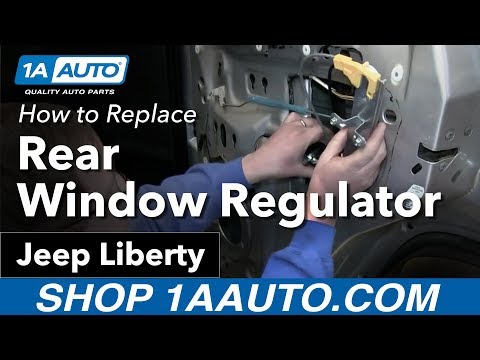 How to Replace Rear Window Regulator 02-06 Jeep Liberty
