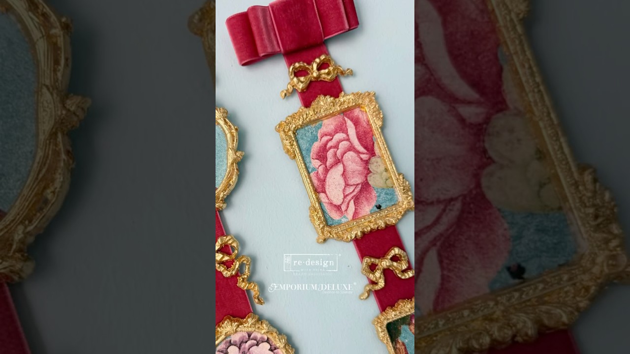 Velvet + Decor Moulds®️ = Elegant Accessories 🌺 Redesign Moulds Make DIY Easy & Beautiful!