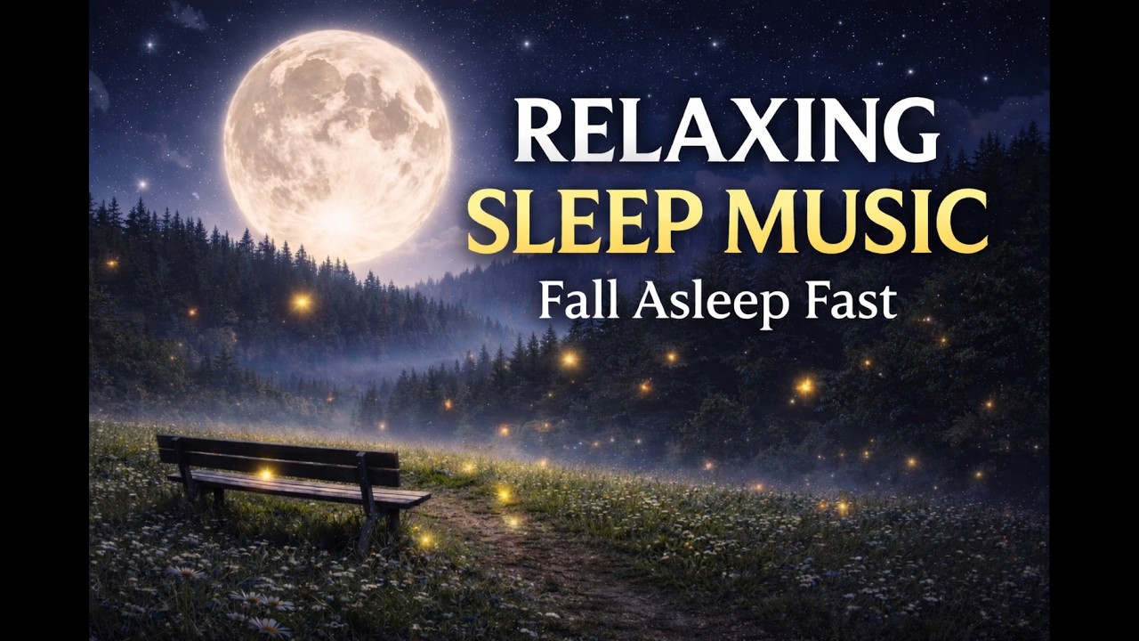 Deep Sleep Under the Full Moon 🌙 Relaxing Ambient Music for Insomnia ...