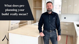 What does pre-planning your build really mean?