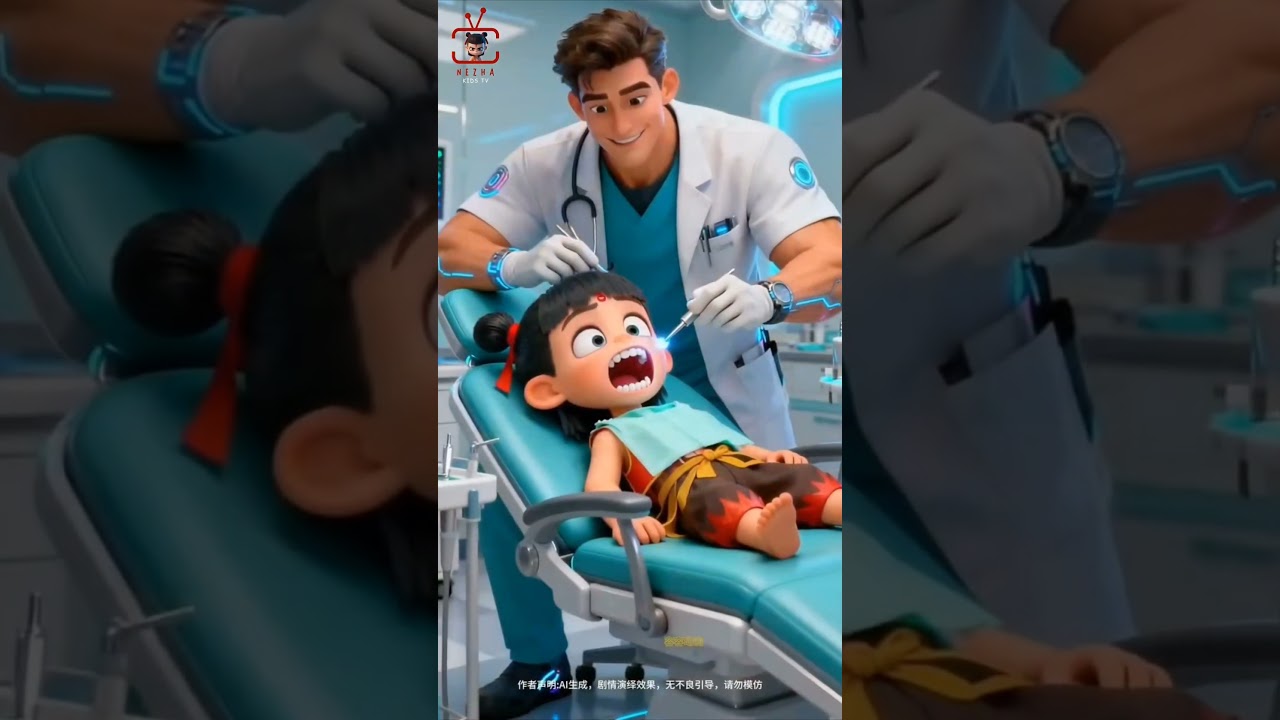 🦷 Секрет здоровых зубов от Нэчжи! | Веселая история о стоматологе для детей 😁✨ 