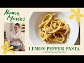 Alison makes lemon pepper pasta in her new kitchen  home movies with alison roman