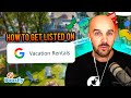 How to get listed on google vacation rentals