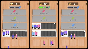 Match Pencil Sort Gameplay Android