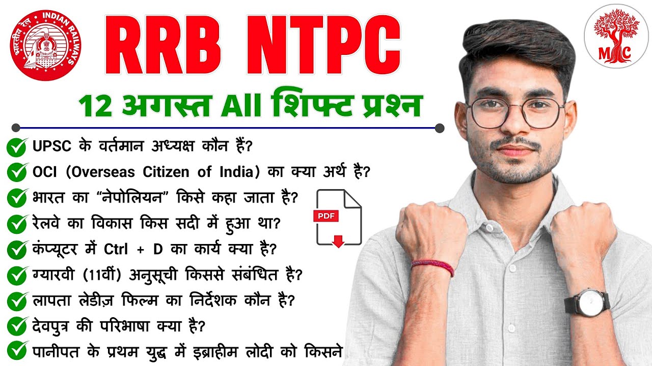 RRB NTPC 12 अगस्त: All Shift Question Analysis!🤫 | 100% Accurate