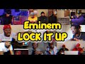 Reactors going crazy  eminem x anderson paak  lock it up  uncut reaction mashupcomp