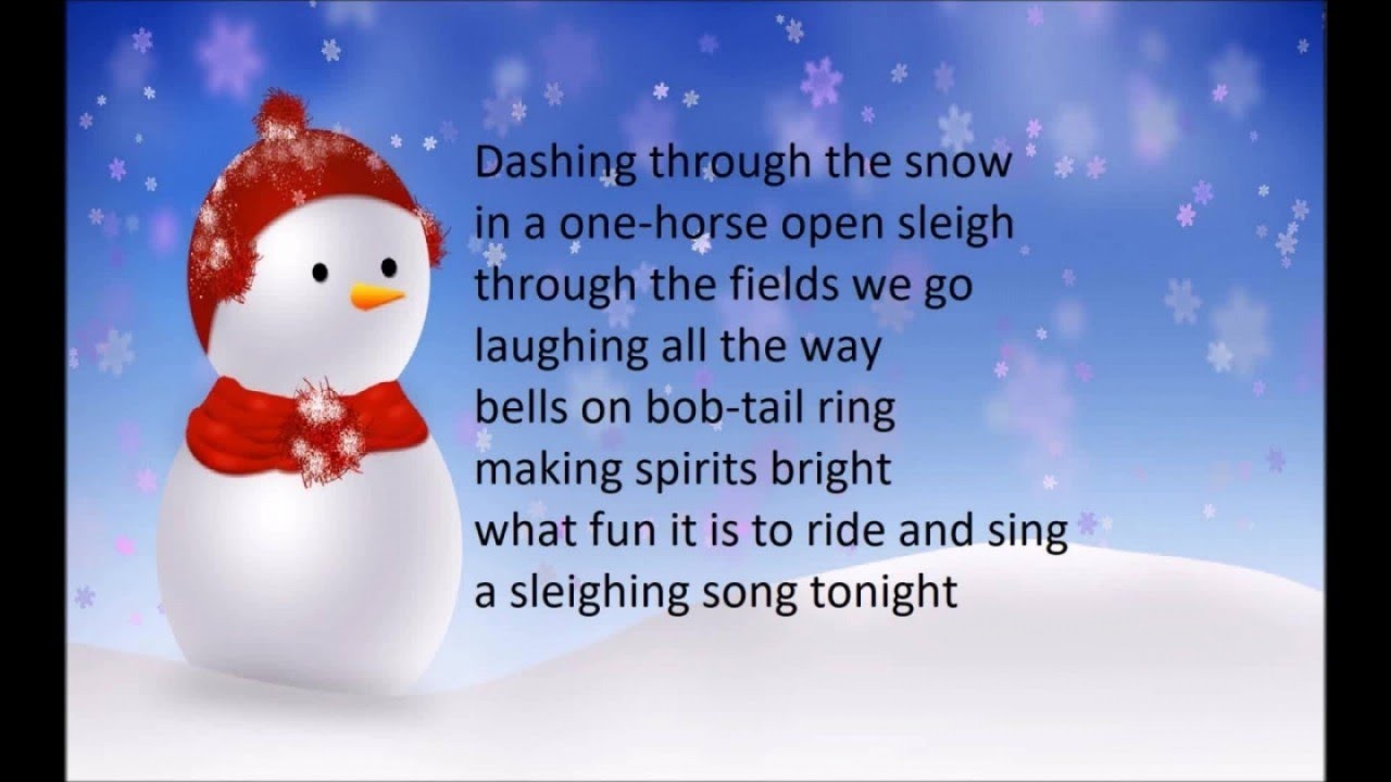 Poesie Di Natale In Inglese Con Traduzione In Italiano.Jingle Bells Versione Inglese Canzoni Natalizie Con Testo Youtube