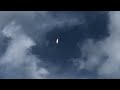 SpaceX Rocket Launch with First Stage Booster Landing & Sonic Boom