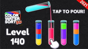 Color Water Sort Puzzle: Liquid Sort It 3D - Level - 140