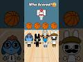 Who Scored?🤔🏀Animal Hospital 1, 2, 3, or 4? Basketball Challenge Animation #roblox #challenge #guess