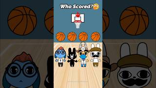 Who Scored🤔🏀Animal Hospital 1, 2, 3, or 4 Basketball Challenge Animation #roblox #challenge #guess