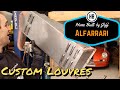 Custom louvres - Ferrari engined Alfa 105 Alfarrari build part 96