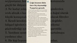 Çoğu Insanın Daha Önce Hiç Duymadığı 9 Şaşırtıcı Gerçek