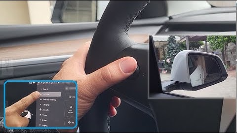 How To Adjust Side Mirror | Tesla Model Y | Tutorial