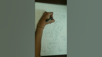 Doraemon drawing outline tutorial 😍 #doraemon #Drawing #tutorial