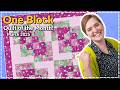 Fast ONE BLOCK 3-Yard Pattern for March Quilt of the Month!