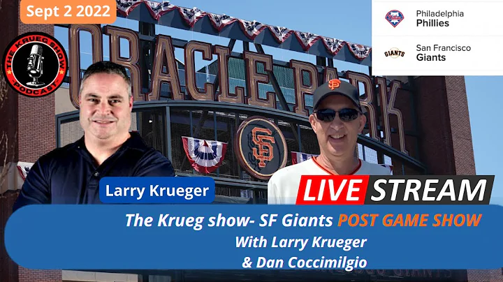 SF Giants vs Phillies Post Game Show Larry Krueger...