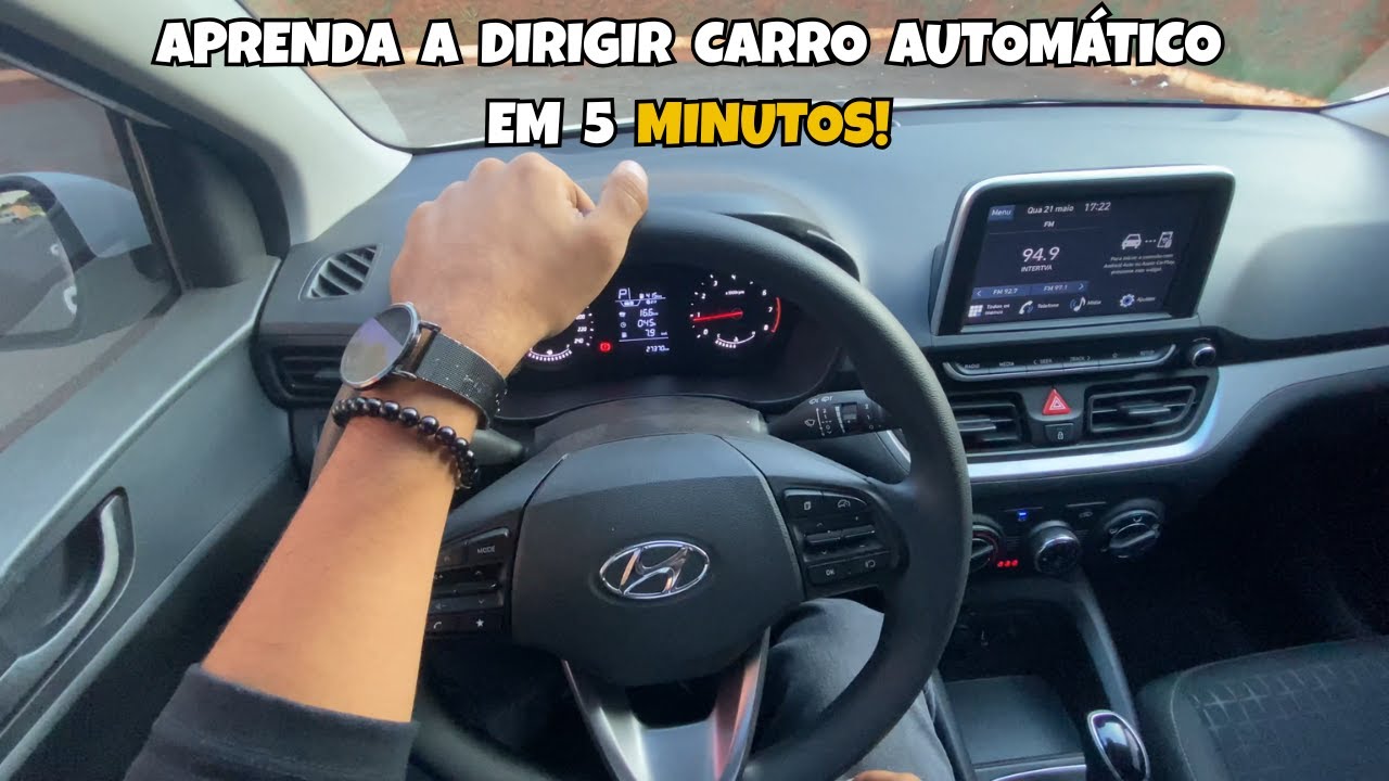 APRENDA A DIRIGIR CARRO AUTOMÁTICO EM 5 MINUTOS! PASSO A PASSO! - YouTube