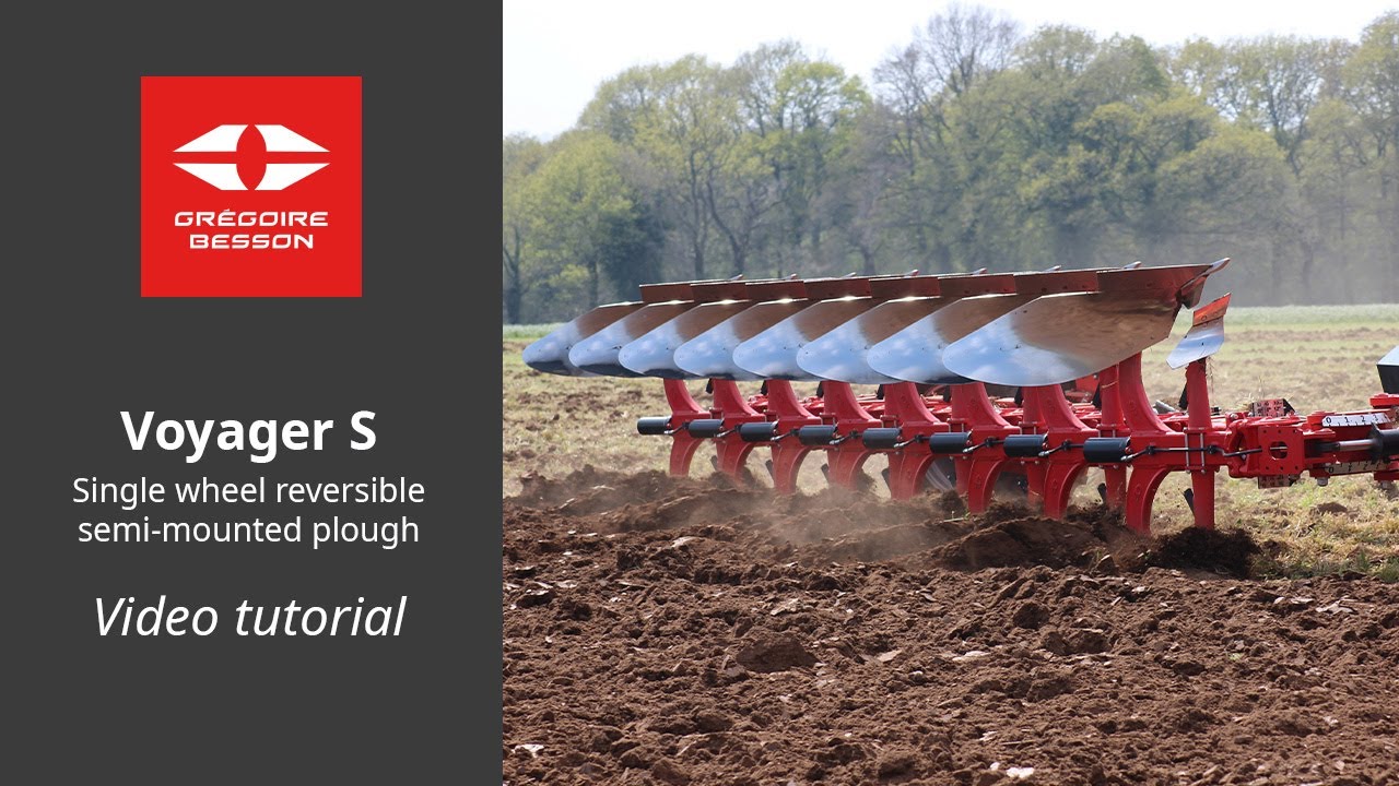 Voyager S - Charrue semi-portée réversible monoroue - Tutoriel vidéo