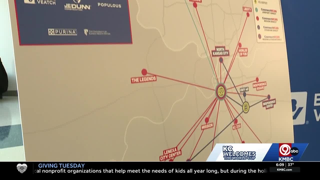 Kansas City unveils World Cup bus network connecting metro region