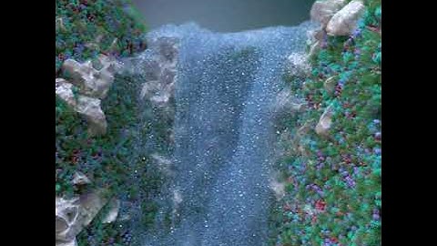 houdini particle waterfall