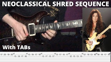 Am Neoclassical Guitar Lick/Sequence - (With TABs)