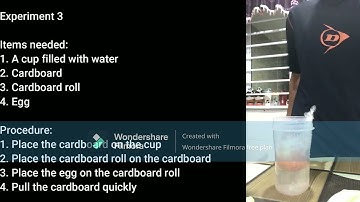 Physics Form 4 Chapter 2.4 : Inertia - Mikael