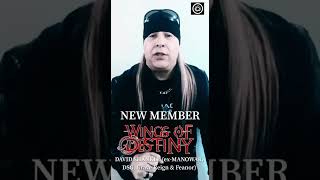 David Shankle Joins Wings Of Destiny-Video Announcement.