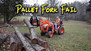 #89 Pallet Fork Fail on the First Day!