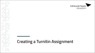 Famous Creating a Turnitin Assignment Profile