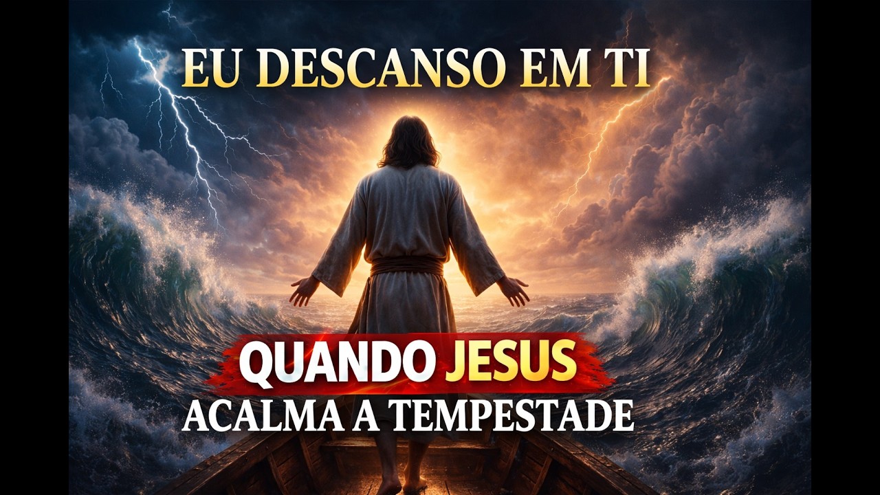 OUÇA ISSO ANTES DE DESISTIR 🙏 Jesus Acalma a Tempestade | Louvor Profundo