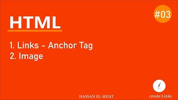 Learn HTML In Arabic 2023 - #03-  Links(Anchor Tag) & Images
