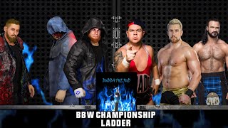 BBW CHAMPIONSHIP 6-MAN LADDER MATCH | WWE2K23