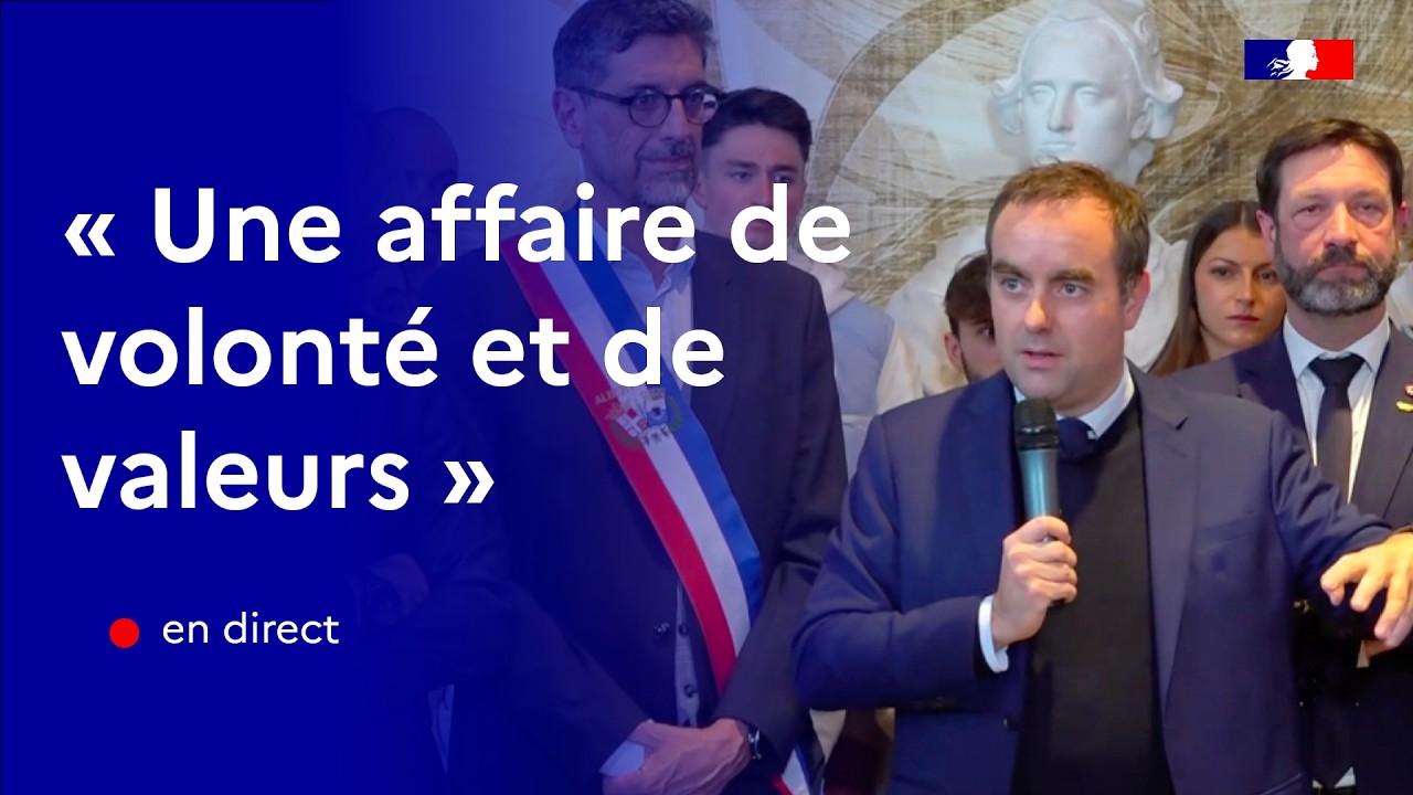 Allocution du Premier ministre pour l’arrivée du drapeau olympique dans les Alpes Françaises