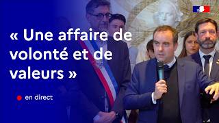 Allocution Du Premier Ministre Pour Larrivée Du Drapeau Olympique Dans Les Alpes Françaises