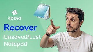 [TXT RECOVERY] How to Recover Deleted Notepad Text | Recover Unsaved Notepad Files - 4 Ways