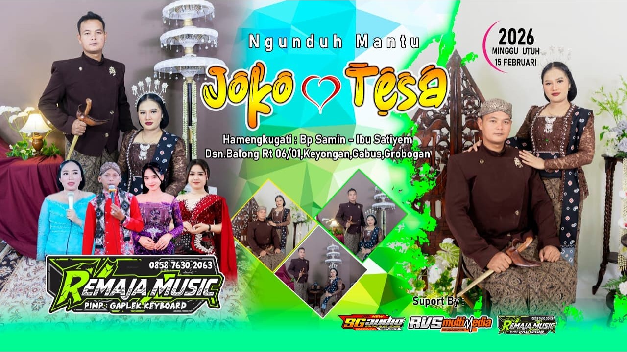 🔴 LIVE  Campursari REMAJA MUSIC || NEW SG Audio  || Wedding JOKO ❤ TESA || RVS MULTIMEDIA