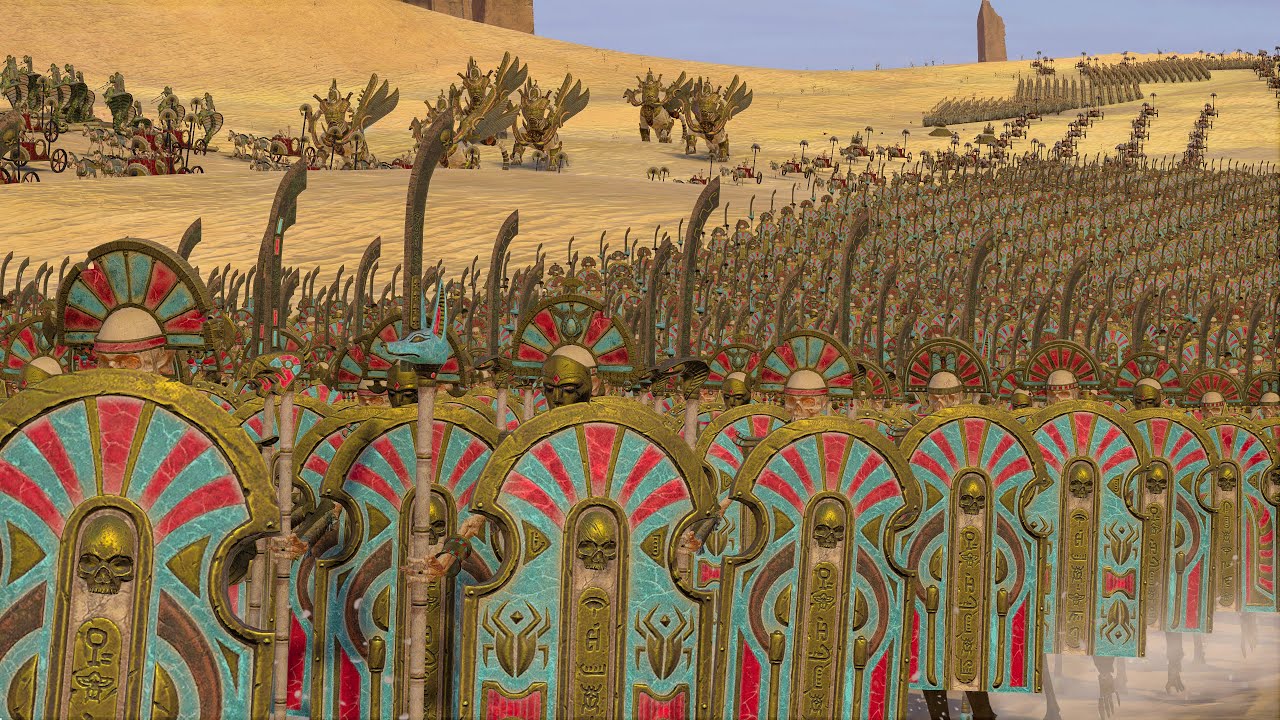 TOMB KINGS vs NORSCA - Total War WARHAMMER 2