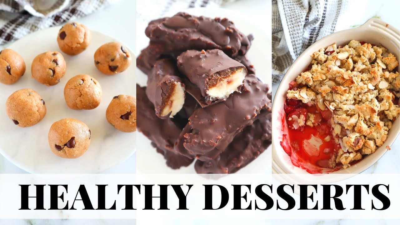 HEALTHY SUMMER DESSERTS: easy vegan dessert recipes