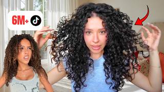 I Tried DEJA CLARK'S Curly Routine.