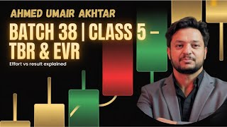 Ahmad Umair Akhtar | Batch 38 | Class 5 – TBR & Effort vs Result | Forex Trading (VSA Explained)