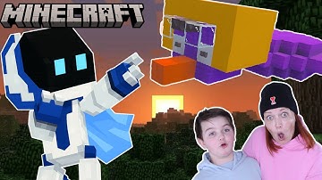 MINECRAFT x ASTRO BOT: We Built Falcon McFly | Gameplay with Ima and Jessy